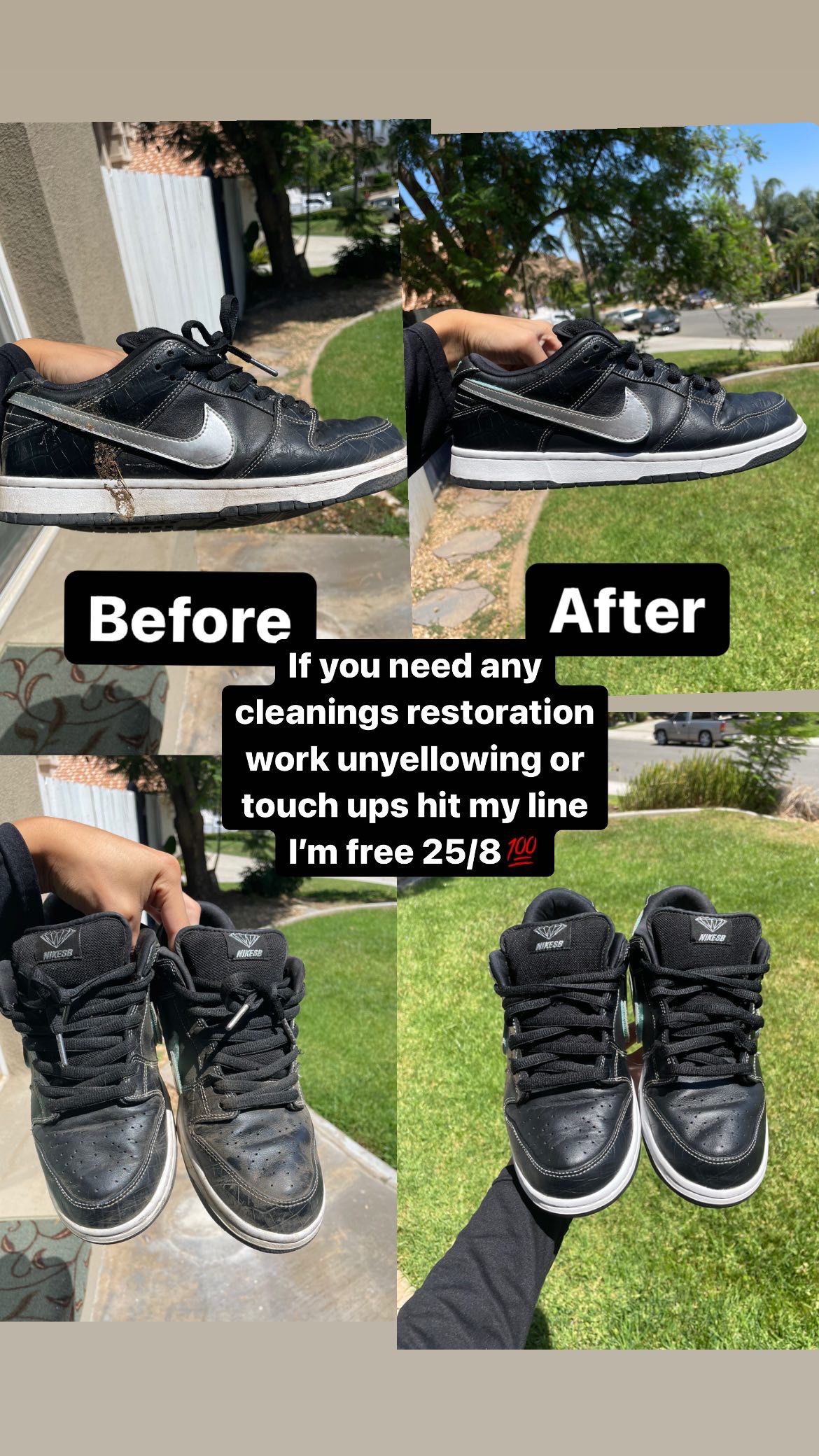 Sneaker Cleaner/sneaker Repair Jordan 1 Chicago Travis Scott 1 Yeezy 350 Nike Offehite Supreme 