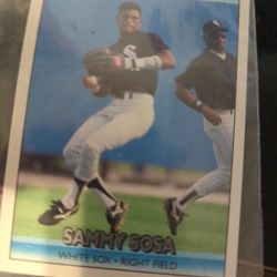Sammy Sosa 1992 Donruss #740 Chicago White Sox card