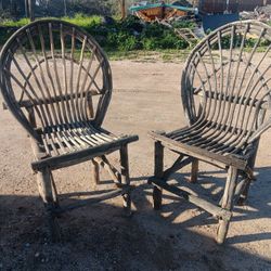 Handcrafted Rustic Furniture Circa: 1930's 