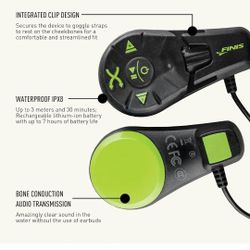 Duo Underwater MP3 Player With Bone Conduction Audio