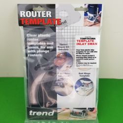 Trend Routing Technology Swan Shape Inlay Templates Plunge Router