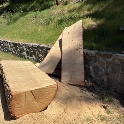 Pine Live edge wood slabs