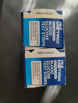 True Metrix Blood Glucose Test Strips 100 CT (2 BOXES) EXP 06/15/2024