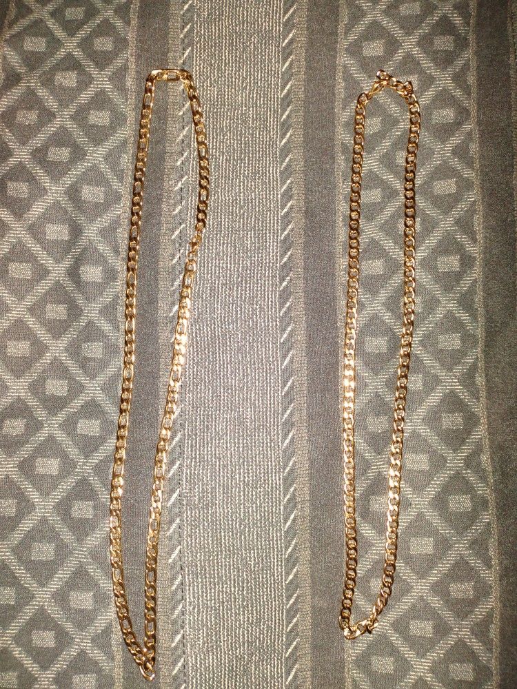 Men's Necklaces Stainless Steel GOLD