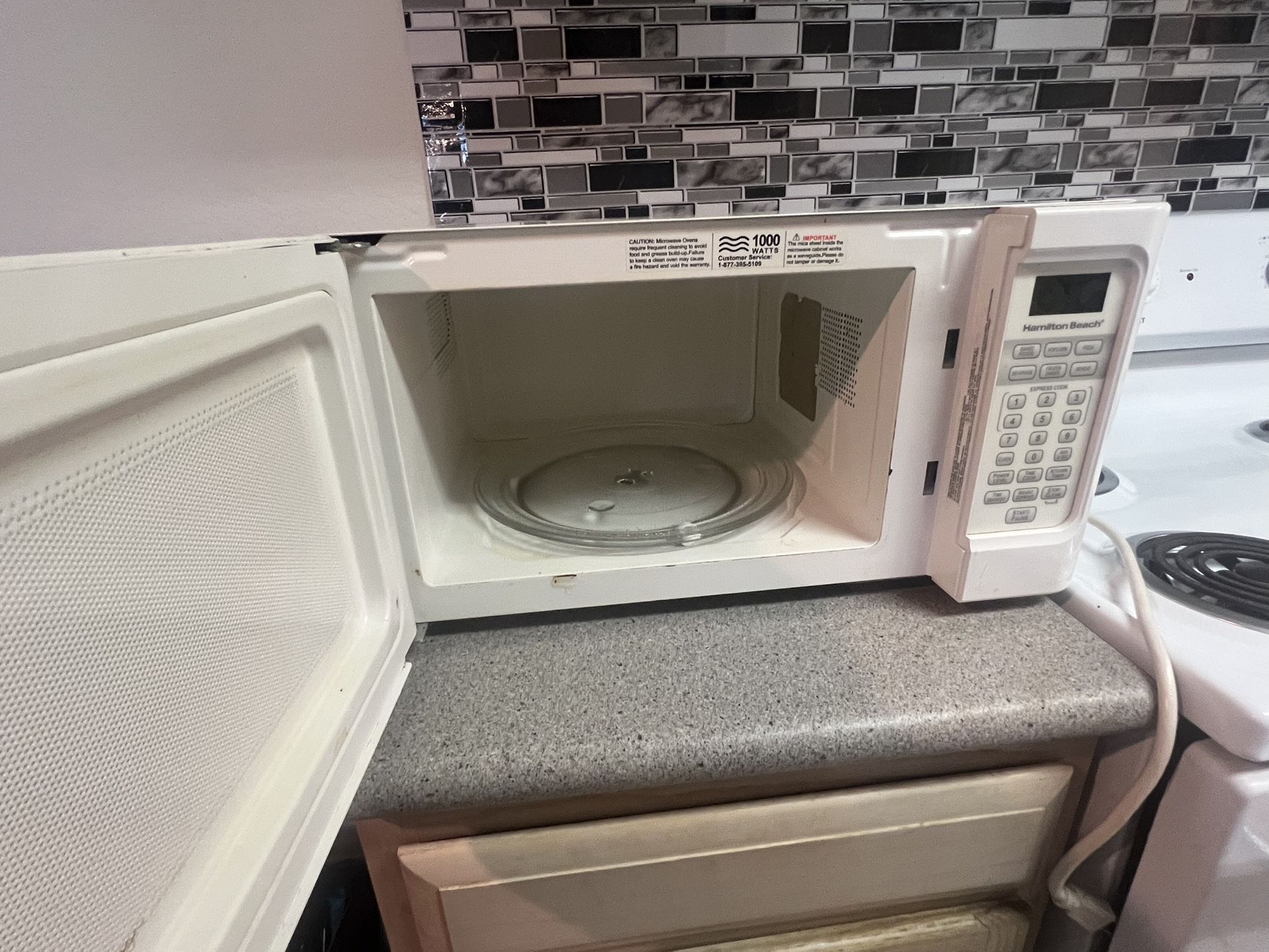 Microwave Microondas Hamilton Beach 1,000watts