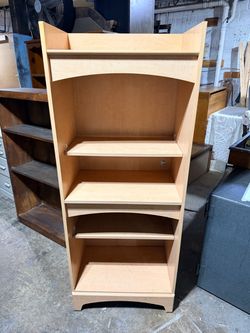 Light Wood 4 Tier  Bookcase