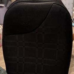 Small Black Travel Suitcase w/ Wheels 
