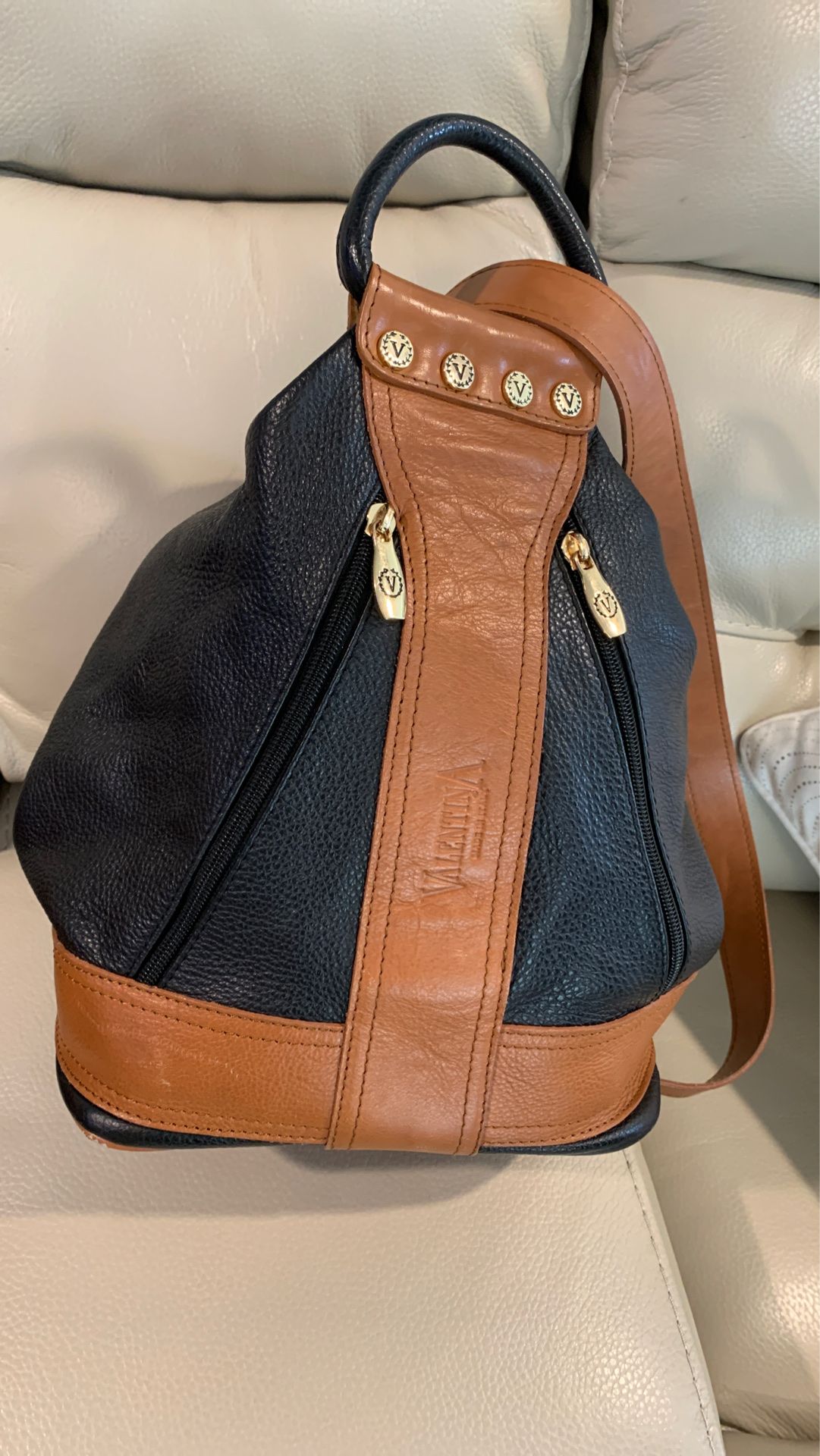 Valentina leather backpack