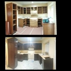 Revarnish kitchen