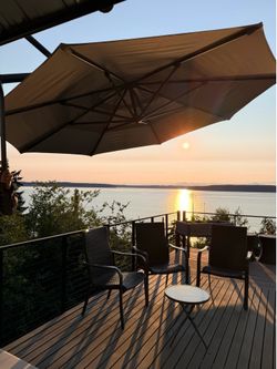 Treasure AKZ Plus 13' Cantilever Umbrella Sunbrella Fabric