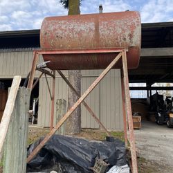 Diesel Tank, Stand And Hose