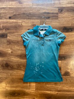 Abercrombie & Fitch Teal Polo Shirt