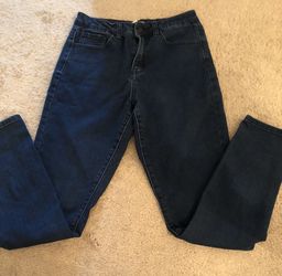 High waisted jeans