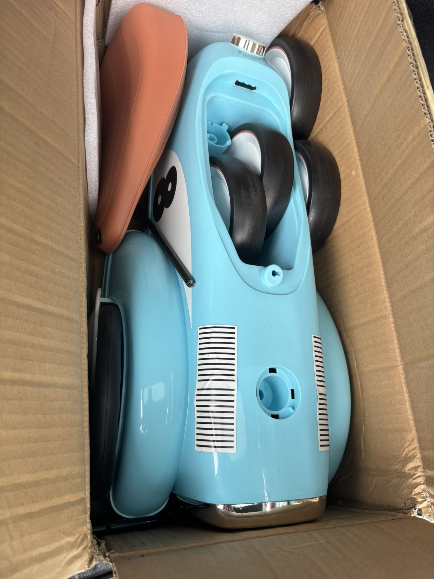 Blue Ride On Car Toy