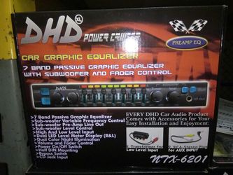New car audio graphic equalizer
