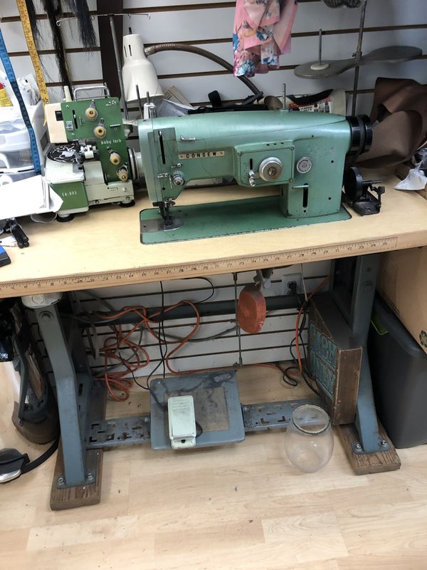 Sewing industrial machine. Consew 199R. Single needle type ...
