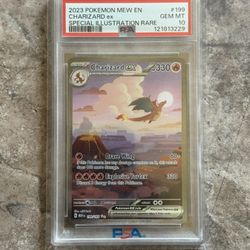 Charizard ex SIR 199/165 Pokemon Scarlet & Violet 151 PSA 10 Gem Mint