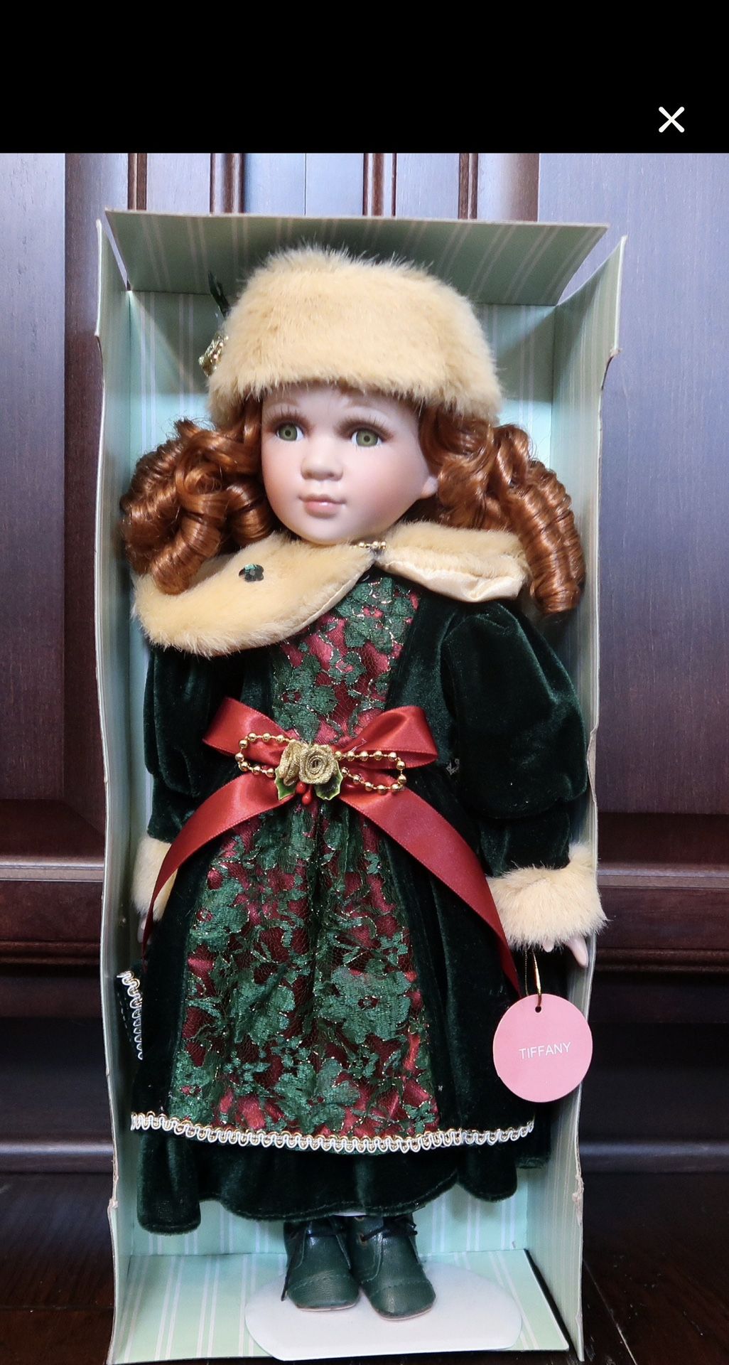 Collectible Porcelain Doll (king state) The Doll Crafter