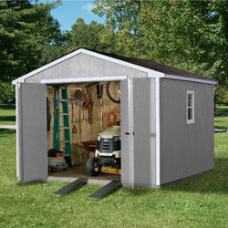 wooden storage shed 