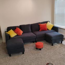 U shape couch , detachable