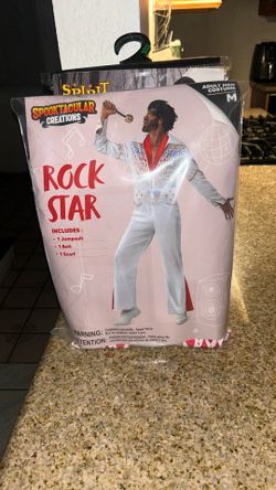 Halloween Costume For Adults Size Medium mens rock Star and a large in princess darkness