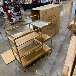 Baker Bronze Bar Cart