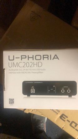 Behringer U-Phoria UMC202HD USB Audio Interface