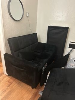 54 inch black sofa bed