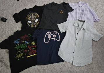 Boys Tees Sz 6-7 $10