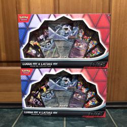 Lot of 2 Pokemon Trading Card Game Lugia ex & Latias ex Premium Collection TCG