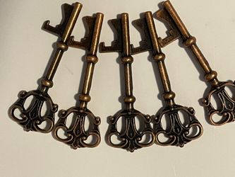 Lot of 36 pieces, Alice in Wonderland , Copper Bottle Ooener key Favor, Zinc Alloy