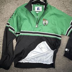Boston Celtics starter starter zip jacket size small