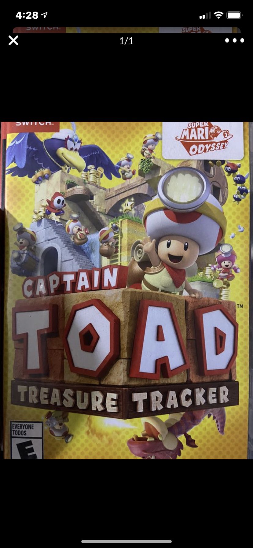 Nintendo switch captain toad