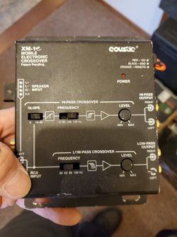 Old School Coustic Powered Cross Over Works Perfect 50$