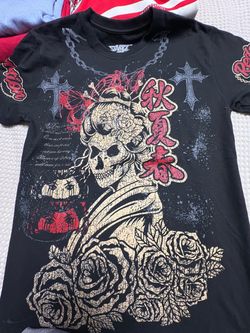 Medium Savage Poet Black Graphic T-Shirt