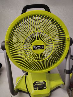 Ryobi 18v hybrid whisper misting fan 12 in tool only
