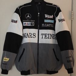 F1 Jacket - ULTRA RARE McLaren Mercedes “West” Racing Jacket – F1 Las Vegas – $500