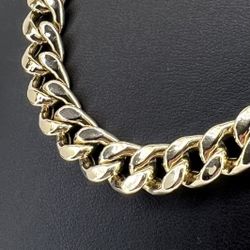 14kt Gold Semi Hollow Cuban Chain 9mm 72.50grams 30” 154520 1