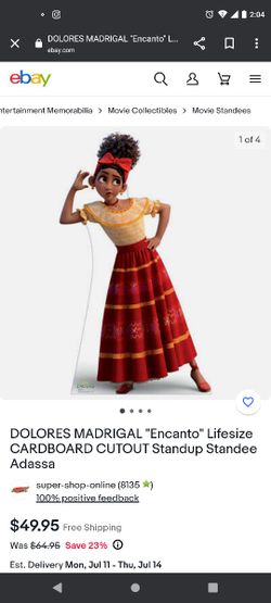 Encanto Dolores Madrigal Life-size Cardboard Cutout
