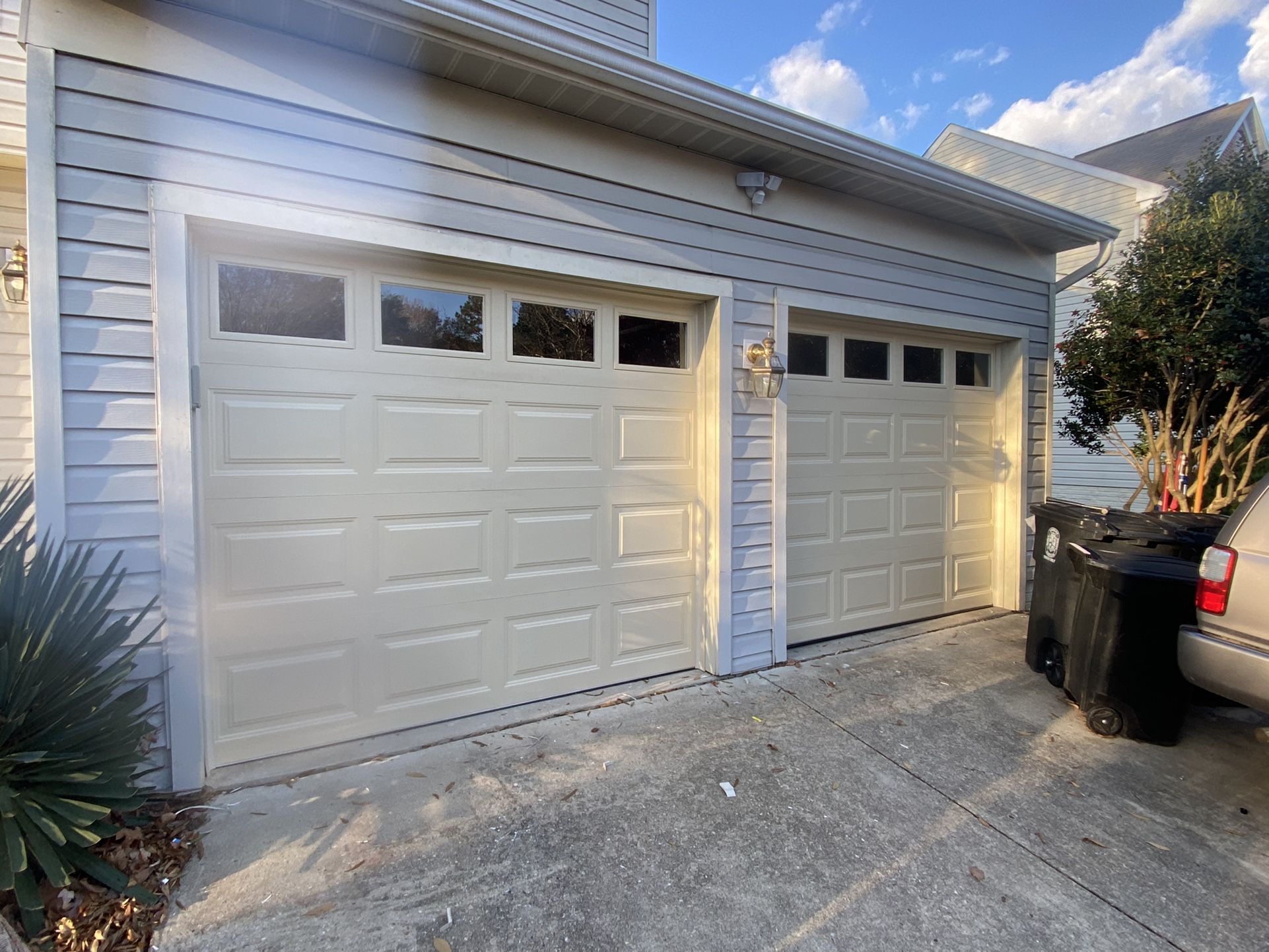 8x7 Garage doors Insulated 