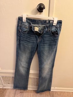 Miss Me Jeans Size 30 Embellished Bootcut Rhinestone Western Y2K Denim
