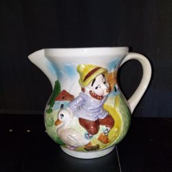 Vintage Golden Goose Pitcher