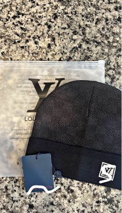 “LV” Black Beanie