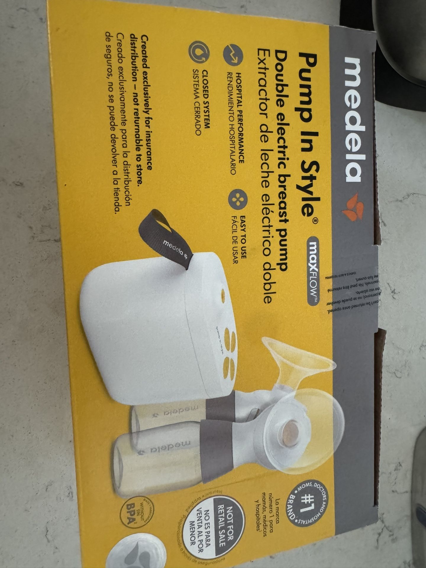 Medela pump it style