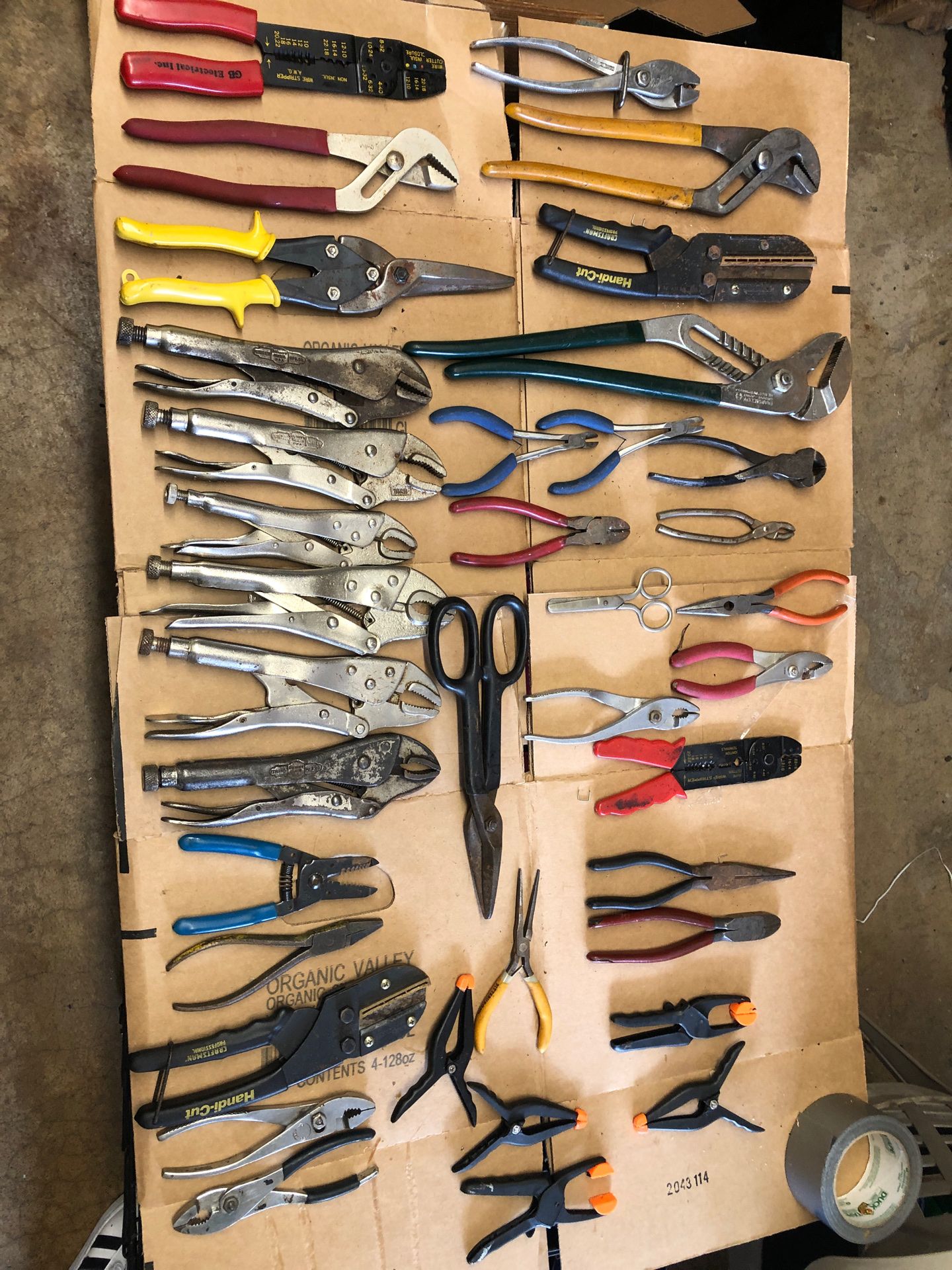 Lot of pliers - vice grips