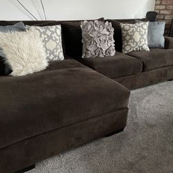 New Dark Broken Macy’s Sectional 