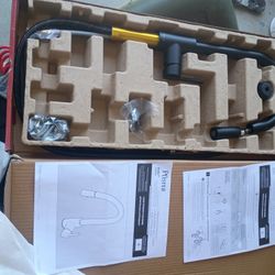 Phisher Black Kitchen Faucet