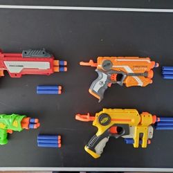 Nerf and Exact Strike Dart Guns