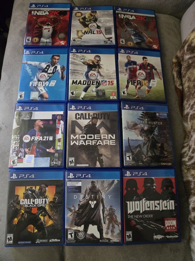 12 PS4 Games Package Deal Only. CAN DELIVER!