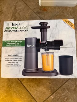 Ninja NeverClog Cold Press Juicer JC151 – Barely Used + Original Box